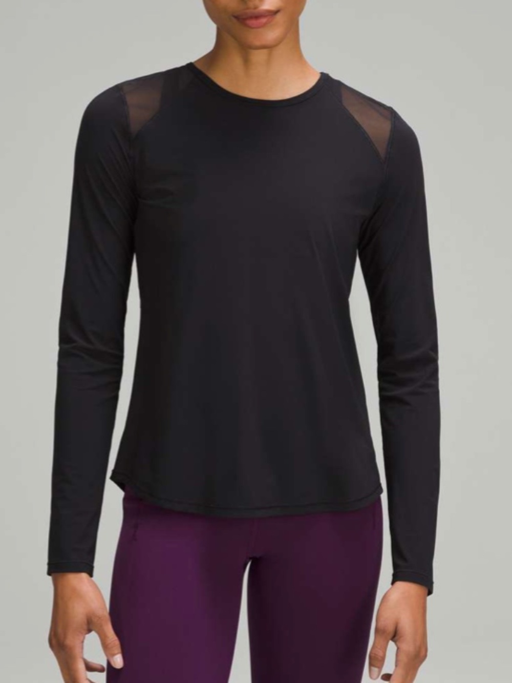 Lululemon Sculpt Long-Sleeve Shirt - Pleated back - Sz 14